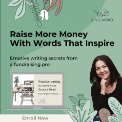 New! Emotive Writing to Move Your Donor's Heart